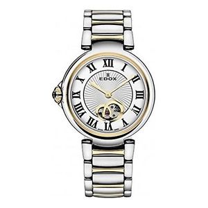 Edox 85025 357RM ARR Womens Silver Dial Analog Automatic Watch