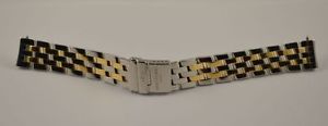 BREITLING BANDA EXPERIMENTAL 15MM ACERO/ORO PULSERA DE PILOTO CALLISTINO B CLASE