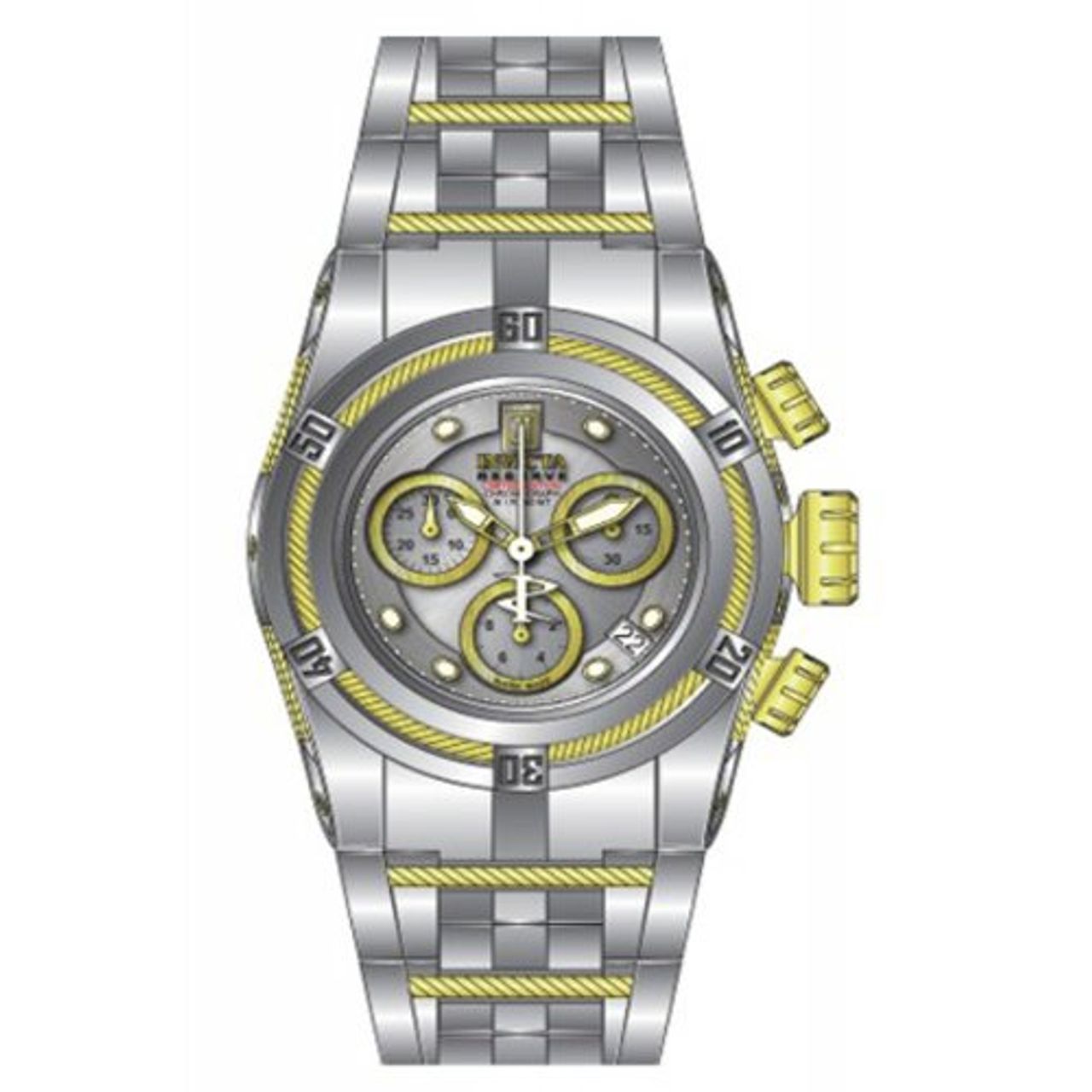 Invicta 14609 Womens Silver Dial Analog Quartz Watch with Stainless Steel Strap