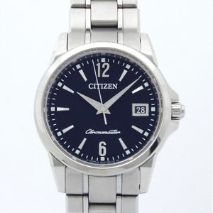 Auth CITIZEN The Citizen Chrono Master Men's Quartz Titanium box 192194