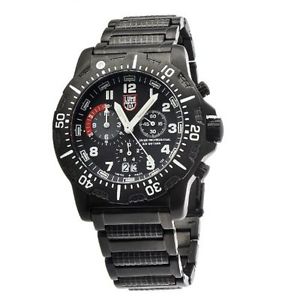 Luminox 8362 Mens Black Dial Quartz Watch with Stainless Steel Strap