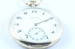 ULYSSE NARDIN MONTRE DE POCHE 50MM 14K 585 MASSIF DORÉ 2 COUVERCLE RARE