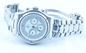 EBEL LE MODULOR ACIER INOX CHRONO AUTOMATIQUE ACIER/ACIER PARFAIT ÉTAT RARE