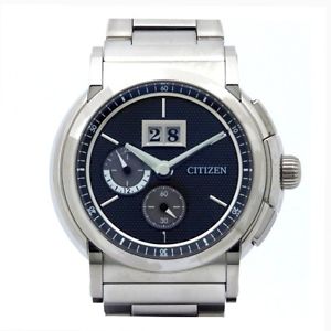 Auth CITIZEN Series 8 Eco Drive Big Date 803 Men's Solar powered SS 162211
