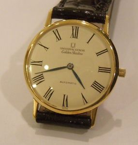 UNIVERSAL GENEVE modello GOLDEN SHADOW ORO MICROROTORE ORO