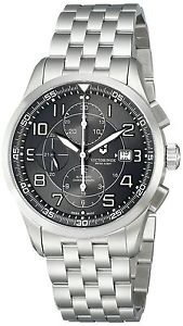 Victorinox Men's 241620 AirBoss Analog Display Swiss Automatic Silver Watch