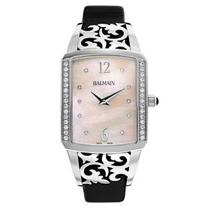 Balmain B34953284 White MOP Women's Eria Arabesques GrandeÊWatch