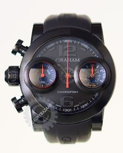 Graham Swordfish Booster Mens Automatic Chronograph Watch 2SWBB.R36L.K58N