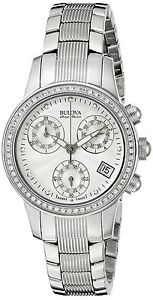 Bulova Accu Swiss Women's 63R141 Diamond Watch