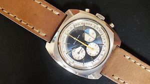 Vintage RARE Chronograph Cal. LEMANIA 1873 BUCHERER Tri-Compax Working well