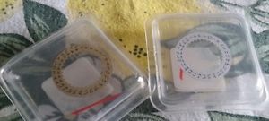 Very rare Lot 2 Rolex original Nost  disc Arab gmt submariner plastic new