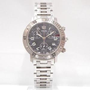 Watch Hermes Hermes Clipper Men''s Diver Chronograph Free Shipping [Used]