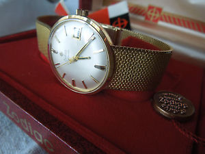 ZODIAC AUTOMATIC ORO GIALLO CON BRACCIALE IN ORO - PARI A NUOVO - CON SCATOLA