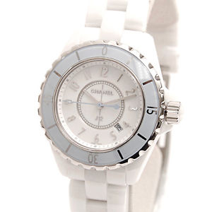 Free Shipping Pre-owned CHANEL Ceramic Quartz J12 2015 World Limited 1200 Watch