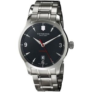 Victorniox Men's 241669 Alliance Silver/Black Stainless Stee Watch