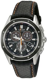 Citizen Men's BL5500-07E "Octavia" Stainless Steel Watch with Black Leather Band