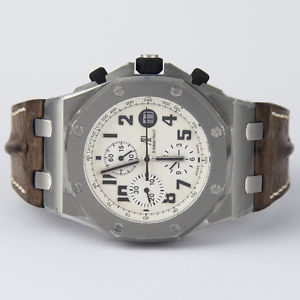 AUDEMARS PIGUET ROYAL OAK OFFSHORE CHRONO WHITE DIAL 26170ST.OO.D091CR.01 NEW