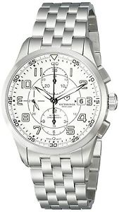 Victorinox Men's 241621 AirBoss Analog Display Swiss Automatic Silver Watch