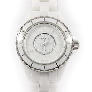 Free Shipping Pre-owned CHANEL J12 29mm White Phantom World Limited 2000 H3705