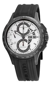 Hamilton Men's H64656351 Khaki King Chronograph White Dial Watch