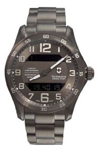Victorinox Swiss Army Men's 241300 Chrono Classic XLS MT Quartz Gunmetal watch
