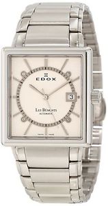 Edox Men's 82005 3 AIN Les Bemonts Rectangular Automatic Watch