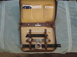 Zodiac Super Seawolf 100 atm "Sawtooth_ Automatic w/ Full Box and Papers