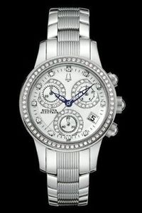 Bulova Accutron Masella Diamond Women's Chronograph Watch 63R34