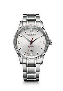 Victorinox Men's 241715 Alliance Analog Display Swiss Automatic Silver Watch