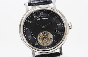 AUTHENTIC B-BARREL Tourbillon Men's Wristwatch SS BB333