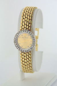 Lucien Piccard 14kt Yellow Gold 1.00CT Diamond Women's Wristwatch