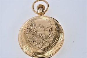 14K Gold Columbus Pocket Watch 1879