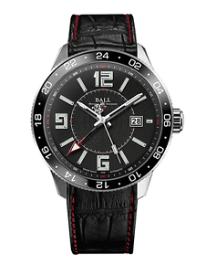 BALL- Watch, Engineer Master II Pilot GMT GM3090C-SAJ-BK, Neu