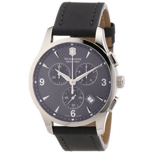 Victorinox Swiss Army Men's 241479 Alliance Black Chronograph Dial Watch