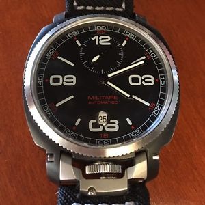 Anonimo Militare Automatico 2010 Stainless Steel Black-LMTD EDITION Men’s Watch