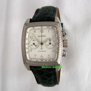 NEW EBERHARD #31034 QUADRANGOLO CHRONO SCREEN STEEL WH