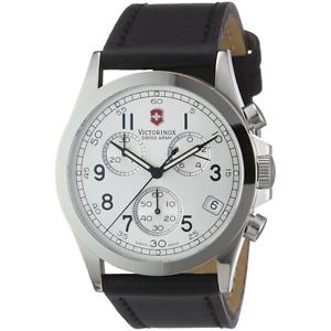 Victorinox Swiss Army Men's 24835 Chrono Pro Silver Dial Watch