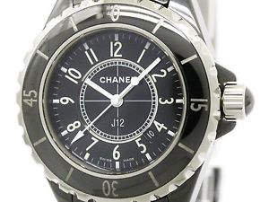 Polished CHANEL J12 Ceramic Quartz Ladies Watch H0682 (BF300640)