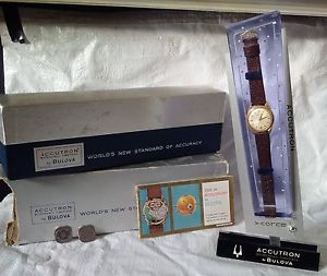 Bulova 602 Accutron Watch 18ct gold 1960