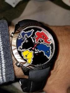 Jacob & Co ZEBRA WORLD Five Time Zone Diamond Unisex Wrist Watch