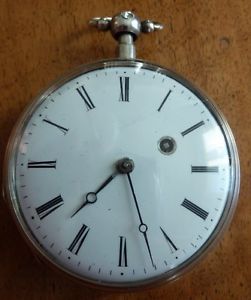 Verge fusee quarter repeater, solid silver, never used, runs very well
