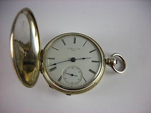 Antique rare E.Howard Series 1 18s pocket watch. Made 1858, runs. Serial #1070
