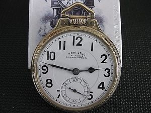 Hamilton 23 jewel , 950B rail road special, #17 gf. case exceptional condition