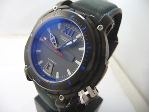 VISCONTI ABYSSUS GUN METAL FULL DIVE 1000 METERS STEEL WATCH ! New Line B&P
