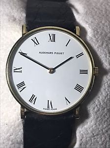 Auth Audemars Piguet 18K Solid Gold Men's Watch Vintage Kal.2003/1 32mm