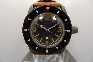 VINTAGE VDB MARITIME I HANDMADE PIECE UNIQUE 47MM 3 STRAPS LIMITED MILITARY