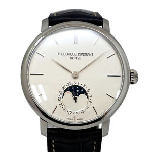 Pre-owned FREDERIQUE CONSTANT FC-705S4S6-N Moon Phase Automatic White Men, AS