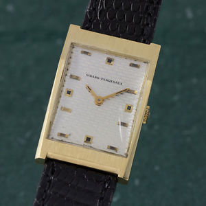 GIRARD PERREGAUX 18K (0,750) GELB GOLD HERRENUHR HANDAUFZUG 8990B VINTAGE