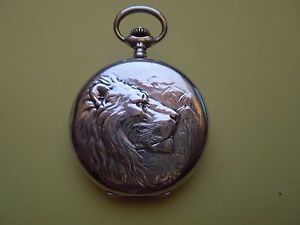 N94  ULYSSE  NARDIN  POCKET  WATCH  ALMOST  MINT  SEE DESCRIP