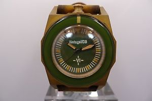 VINTAGE VDB VI BRONZE SE HANDMADE PIECE UNIQUE 46MM 4 STRAPS LIMITED MILITARY